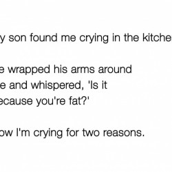 Crying For 2 Reasons