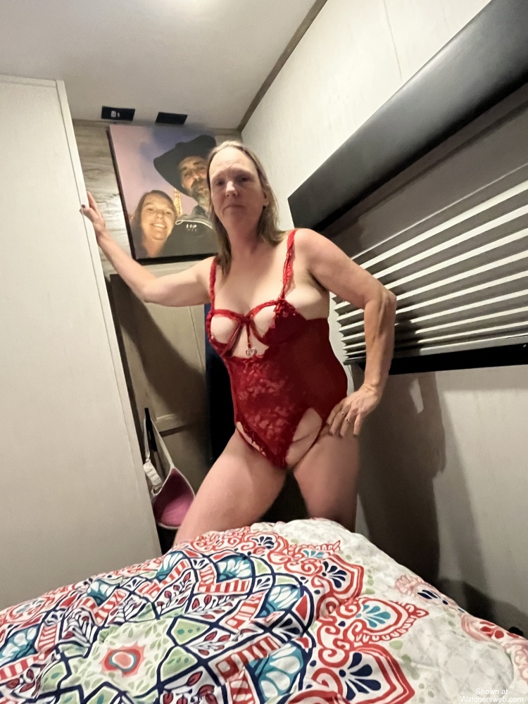 Real Milf In Red #1
